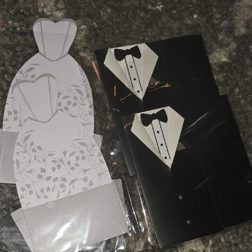 Elegant Wedding Favor Boxes - Black and White